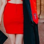 Red Bodycon Dress Size 8 Photo 2