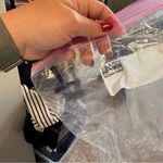 Maurice's  Black White Jumpsuit Sleeveless Stripe Business Casual VNeck Officewear Photo 5