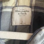Abercrombie & Fitch blue plaid womens shirt Photo 2