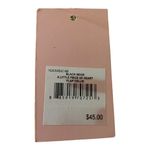 Juicy Couture NWT--A LITTLE PIECE OF HEART FLAP CELLIE-CROSSBODY Black and beige, leather and gold chain strap, measures 7x5 inches Photo 6