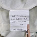 Judith March Floral Lace Trim Halter Romper Shorts Blue White M Photo 5