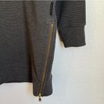 Varley  Women's Albret Long Sleeve Mini Dress in Charcoal Marl Photo 4