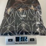 White House | Black Market NWOT White House Black‎ Market women’s shimmery metallic knit black sweater M Photo 7