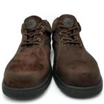 Clarks  Springers Oxford Suede Leather Lace Up Shoes Brown Round Toe Size 8 Photo 9