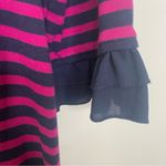 Talbots  100% Cotton Jersey Stripe Midi Shift Dress 2X Photo 9