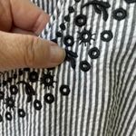 Erika NWT  size L 100% embroidered button front top Photo 6