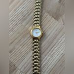 Seiko Vintage Ladies Watch Gold-Tone Bracelet Case Hands White Dial New Battery Photo 5