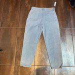 Betro Simone premium denim mom’s jeans high waisted distressed Sz 32 NWT Photo 2