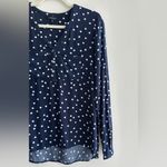 Marquis Navy Blue and White Polka Dot High Photo 2