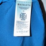 Athleta  Blue Collar Sleeveless Hidden Button Down Top Size 1X Photo 6