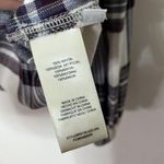 Anthropologie Cloth & Stone Glacier Plaid Blouse White Purple Rayon Womens XS Photo 10