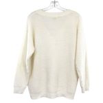 Listicle Waffle Knit Button Sweater Top Long Sleeve Granola Gorpcore Large Photo 1