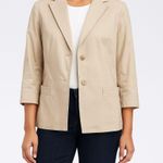 Max Mara  Weekend Cream Button Blazer SIZE 10 Photo 0