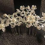 Fancy Hair Accessory wedding hair comb Silver Photo 0