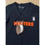 Hooters B85 #9 Womens  Girl Vneck Tshirt Color Black size Xxs fit to Medium Photo 1