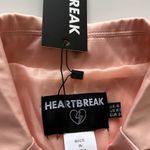 ASOS  - Heartbreak Satin Double Breasted Blazer in Pink Photo 3