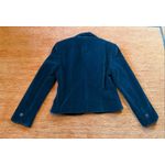 Norton Mcnaughton  Blue Velvet Blazer Jacket Size 6 Classic Tailored Photo 5