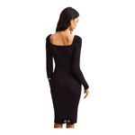 COMMENSE Ribbed Slim Sweater Midi Dress
COLOR Photo 2