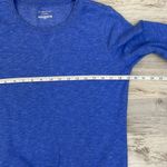 Tek Gear Heather Blue Soft Long Sleeve Crew Neck Sweatshirt with Thumb Holes S Photo 5