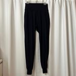 SheIn Solid Black Stretchy Waist High Rise Joggers Athletic Pants Size Medium Photo 3