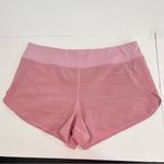 Athleta Run With It Textured 3.5" Shorts Space Dye Begonia Pink XL Photo 3