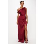 Show Me Your Mumu  Jodie Maxi Dress in Cranberry Luxe Satin S Photo 1
