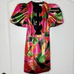 Rebecca Vallance Copacabana Shimmer Geo Mini Dress Size 0 NWT Black Photo 4