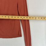 Forever 21  Long Sleeve Ribbed Top Women’s Small Orange Photo 4