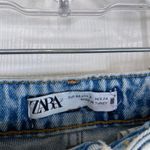 ZARA NWT  High Rise Slim Fit Jeans Light Wash Size 2 New Straight Leg Photo 3