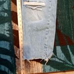 ZARA Womens Busted Knees Distressed Slightly Baggie Button Fly Size 8 Photo 7