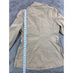 Brioni Women Beige Utility Jacket Safari Button Front Pockets Sz 46 US10 Luxury Tan Photo 4