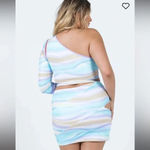 Princess Polly NWT - SIZE 4 SIDE CUTOUT MARBLE MINI SKIRT Photo 2