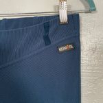 Kerrits Women L Blue Equestrian Riding Pants Ultrasuede Patches Leggings Photo 3