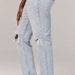 Abercrombie & Fitch Curve Love High-Rise Dad Jeans Photo 5