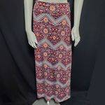 Joe B  Red, Blue, & Orange Floral Maxi Skirt (M) Photo 1