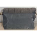 Violet Ray  Eco Women’s Handbag, Light Gray Nylon Envelope Purse Photo 2