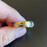 infinity 6mm golden X promise ring Photo 8