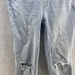 Paige Women's Denim Coverall High Rise Sierra Raw Hem Size 27 Light Wash Photo 14