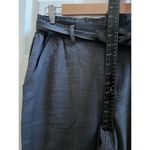 Democracy  Gray High Rise Tie Waist Ankle Cuffed 24.5 Inch Inseam Pant Size 8 Photo 7