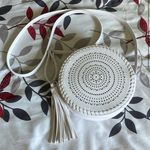 Art Class  white crossbody with tassel Photo 0