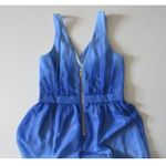 Jay Godfrey NWT Sinclair Blue Teal Ombre Chiffon Slit Front Maxi Dress Gown 2 Photo 7