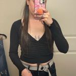 Princess Polly Princess Poly Black Crop Top Photo 2