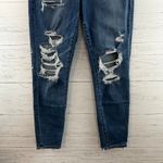 American Eagle  Dark Wash Distressed Stretchy Skinny Jeans Size 12 Photo 2