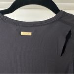 Alala  Black Distressed Sleeveless Muscle Tee, Size XS Photo 7