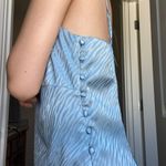 Forever 21 Baby Blue Satin Dress Photo 2