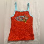 Urban Outfitters  Citron Orange Tank with Blue Straps Photo 0
