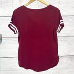 Hollister  “Does Running Late Count as Cardio?” Maroon Graphic Tee Size Medium Photo 4