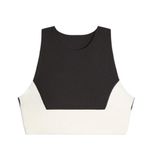 We Wore What  Colorblock Racerback Tank Size XSmall  Black/white Photo 2