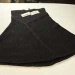 Tracy Reese Anthropologie  Womens SZ Medium Black Flared Mini Skirt Knit Midi NEW Photo 0