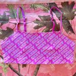 Aeropostale y2k hot pink purple logo sports bra Photo 3